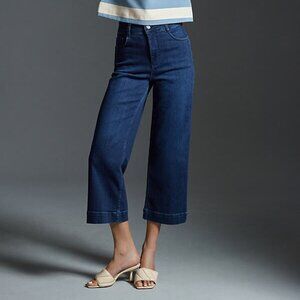 Anthropologie x Pilcro - Skipper High-Rise Wide Leg Jeans | Medium Wash: Size 25